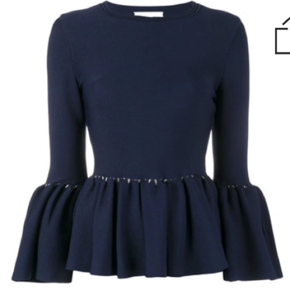 Jonathan Simkhai XS Navy Top